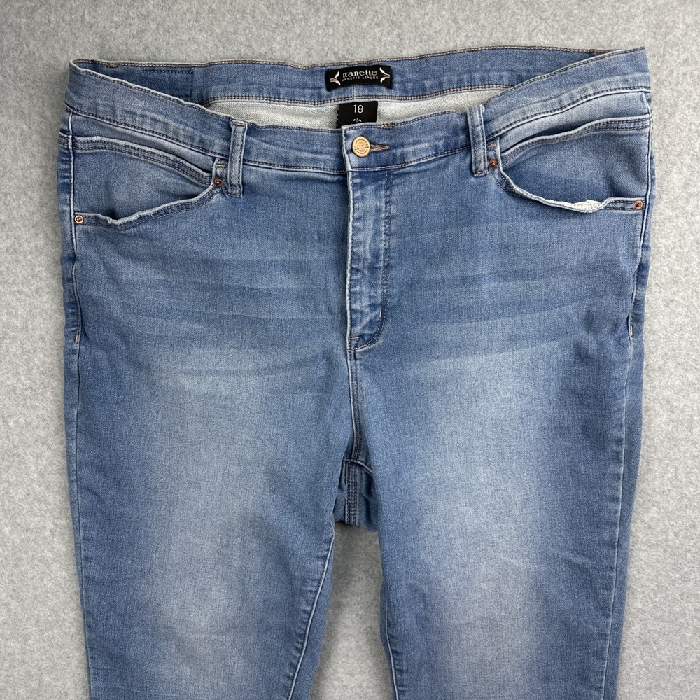Nanette Lepore Women's Belle High Rise‎ Ankle Skinny Jeans Size 18 - Picture 3 of 9